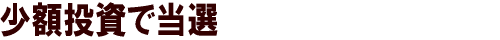 少額投資